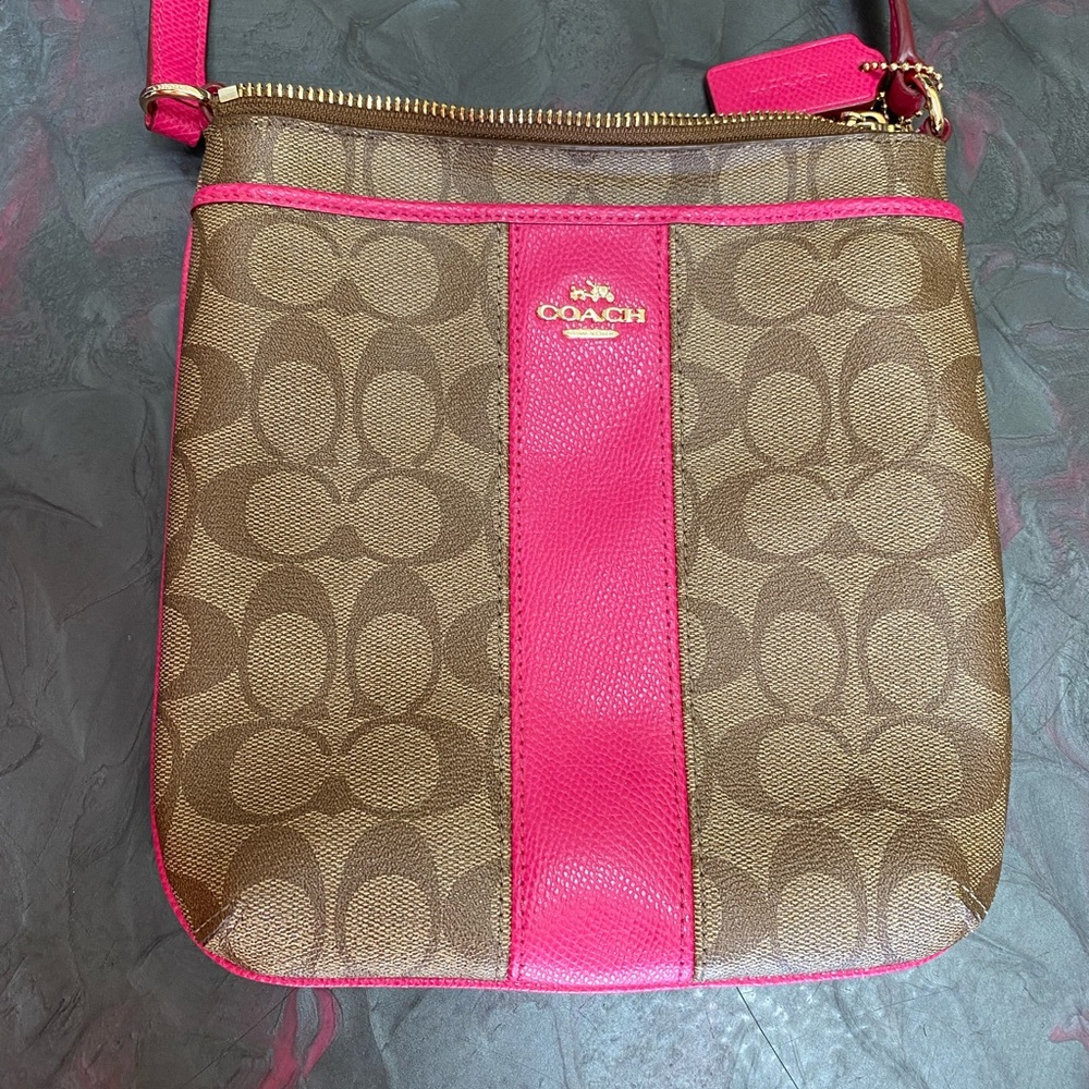 Pink Coach Crossbody